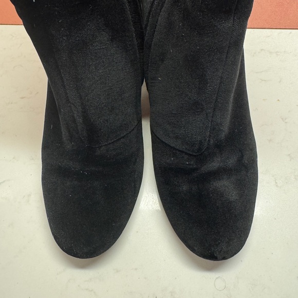 Balenciaga Black Velvet Booties - Picture 3 of 6
